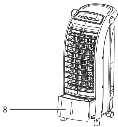 TROTEC PAE 25 - Nettoyer le réservoir d'eau - 1