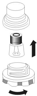 AMICA EB7541HB - Remplacement de la lampe du four - 1