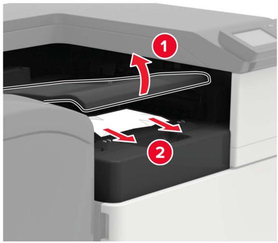 LEXMARK CS921DE - Bourrage papier au niveau de l'unité de finition de livret - 1