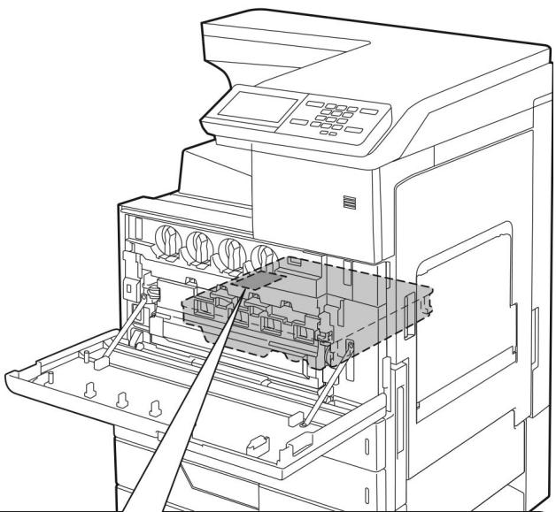 LEXMARK CS921DE - Étiquette d'avis relatif à l'utilisation de laser - 1