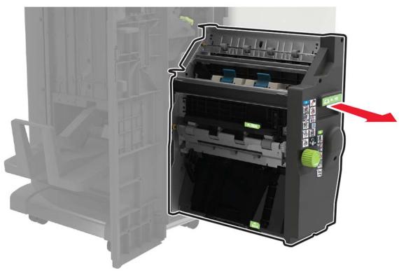 LEXMARK CS921DE - Bourrage papier au niveau de l'unité de finition de livret - 9