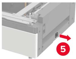LEXMARK CS921DE - Installation du tiroir de 3 000 feuilles - 15