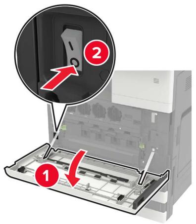 LEXMARK CS921DE - Installation d'un disque dur sur l'imprimante - 2