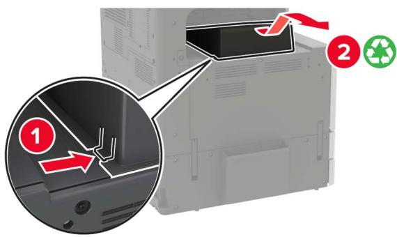 LEXMARK CS921DE - Installation de l'unité de finition d'agrafage - 4
