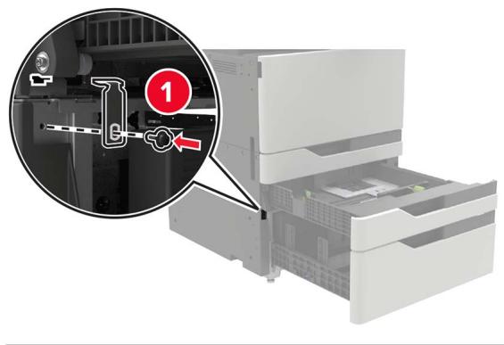 LEXMARK CS921DE - Installation du tiroir 2 x 500 ou 2 500 feuilles - 13