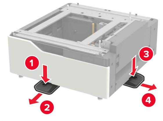 LEXMARK CS921DE - Installation du tiroir de 3 000 feuilles - 11