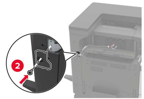LEXMARK CS921DE - Installation de l'unité de finition d'agrafage - 19