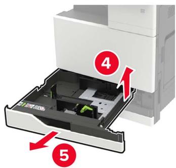 LEXMARK CS921DE - Remplacement des rouleaux séparateurs, de saisie et d'alimentation - 5