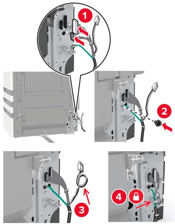 LEXMARK CS921DE - Ouvrez le tiroir, puis retirez les capots du rail et du support de montage. - 12