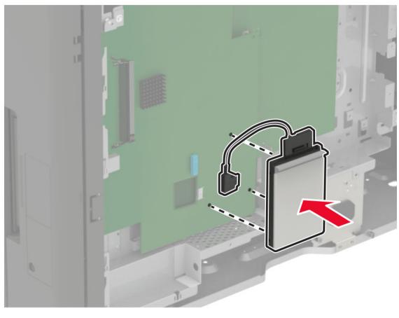 LEXMARK CS921DE - Installation d'un disque dur sur l'imprimante - 9