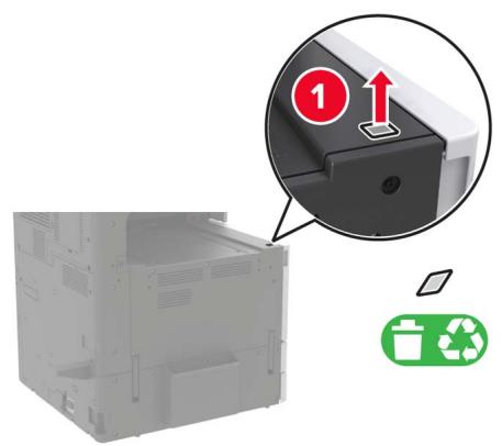 LEXMARK CS921DE - Installation de l'unité de finition d'agrafage - 5