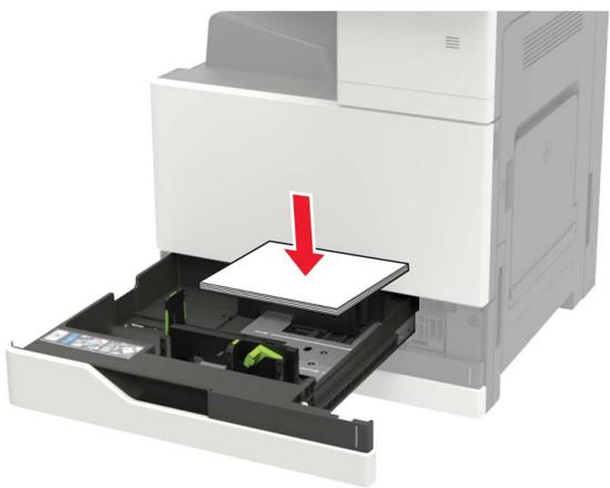 LEXMARK CS921DE - Chargez le papier correctement - 2