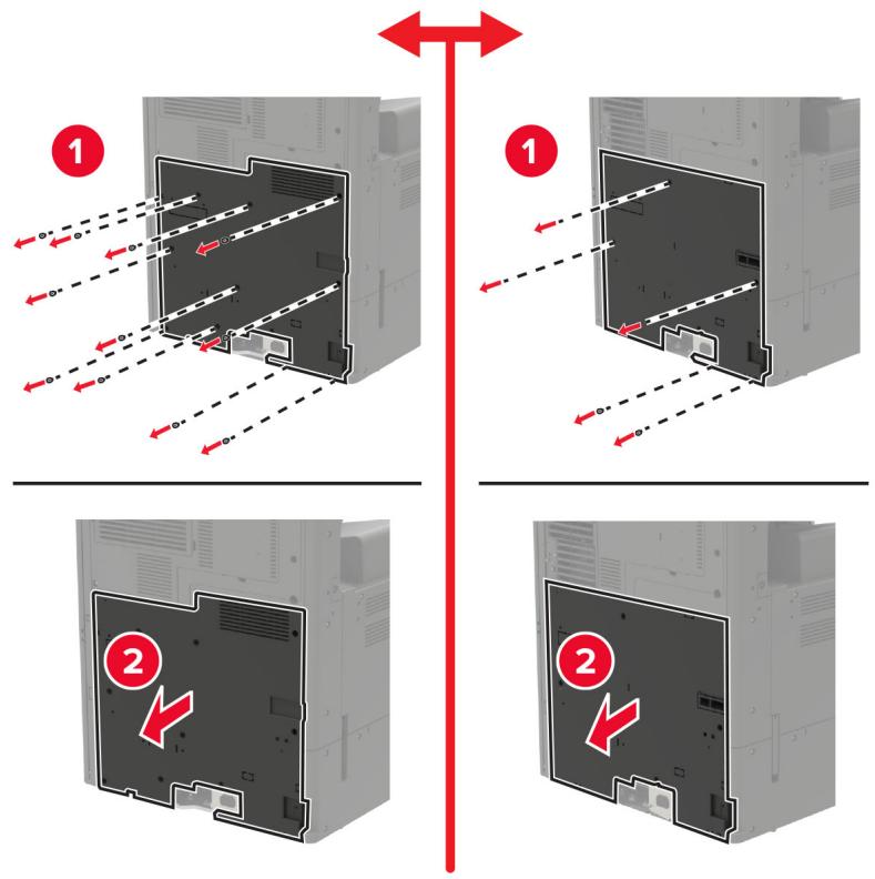 LEXMARK CS921DE - Installation d'une carte mémoire - 7