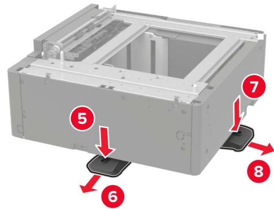 LEXMARK CS921DE - Installation du tiroir de 3 000 feuilles - 12