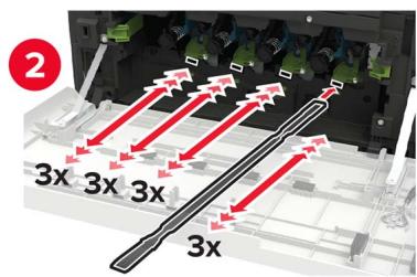LEXMARK CS921DE - Remplacement d'une cartouche de toner - 9