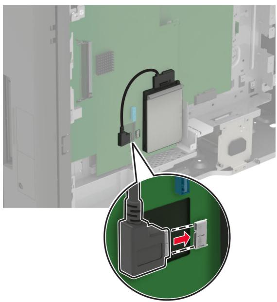 LEXMARK CS921DE - Installation d'un disque dur sur l'imprimante - 10