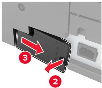 LEXMARK CS921DE - Installation d'un disque dur sur l'imprimante - 4
