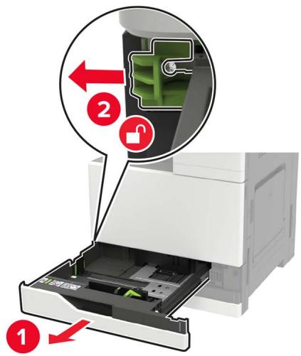 LEXMARK CS921DE - Remplacement des rouleaux séparateurs, de saisie et d'alimentation - 3