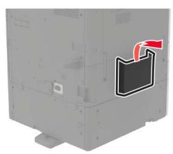 LEXMARK CS921DE - Installation de l'unité de finition d'agrafage/perforation ou l'unité de finition de livret - 3
