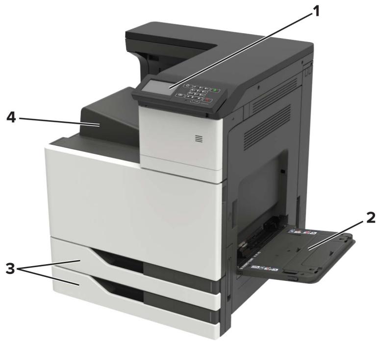 LEXMARK CS921DE - Modèle de base - 1