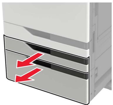 LEXMARK CS921DE - Installation du tiroir de 3 000 feuilles - 5