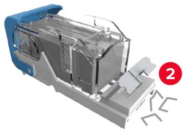 LEXMARK CS921DE - Bourrage d'agrafes dans l'unité de finition avec agrafage et perforation - 5