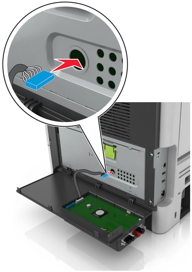 LEXMARK MS617DN - Installation d'un port Internal Solutions Port - 12