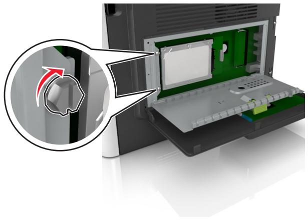 LEXMARK MS617DN - Installation d'un disque dur sur l'imprimante - 4