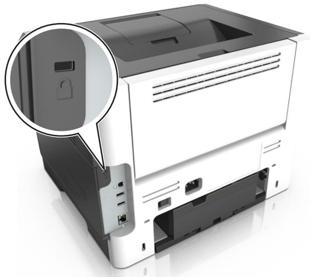 LEXMARK MS617DN - Utilisation de la fonction de verrouillage - 1