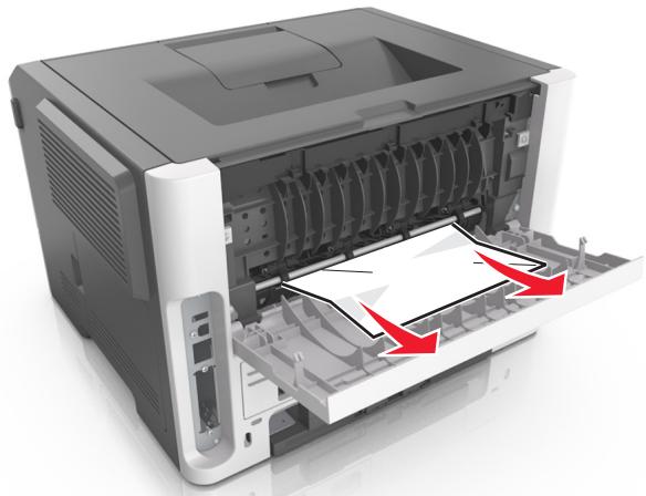 LEXMARK MS617DN - Bourrage papier derrière la porte arrière - 3