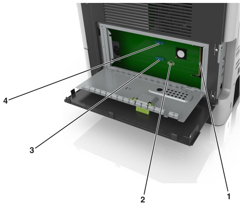 LEXMARK MS617DN - Accès à la carte contrôleur - 4