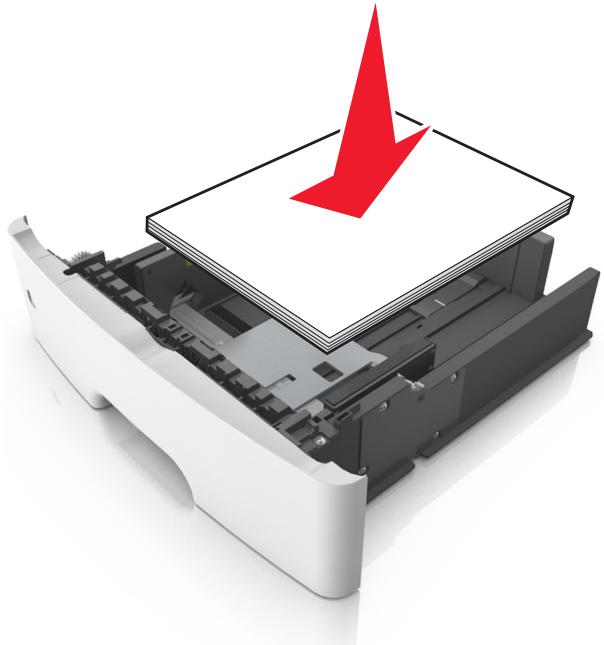 LEXMARK MS617DN - Chargez le papier correctement - 2