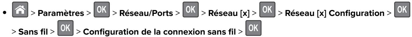 LEXMARK MS617DN - Connexion de l'imprimante à l'aide de l'Assistant de configuration sans fil - 2