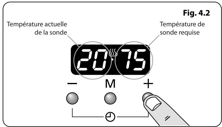 AGA MASTERCHEF DELUXE GAS 90 - Régler la température de la sonde pour arrêter le four - 5