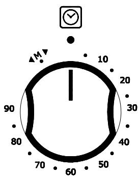 ESSENTIELB EMCG916N - Le bouton de sélection de la minuterie - 1