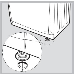 INDESIT IDPE G45X A1 ECO - Ausrichtung des Wäschetrockners - 2