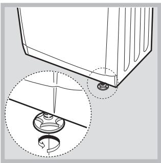INDESIT IDPE G45X A1 ECO - Nivelling van de droger - 2