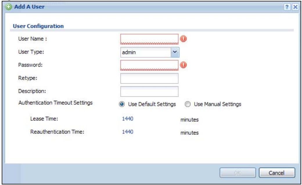 ZYXEL WAC6103D-I - Rules for User Names - 1