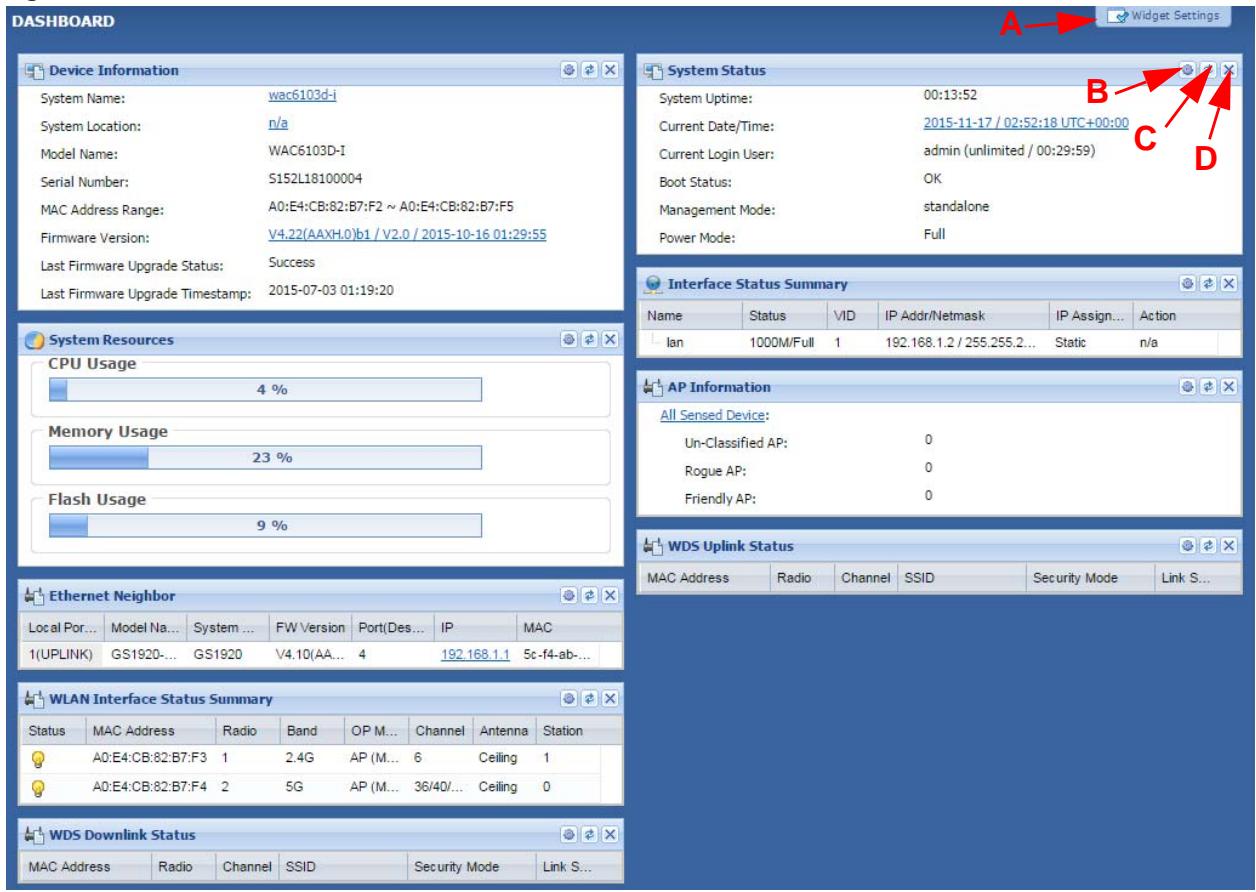 ZYXEL WAC6103D-I - Dashboard - 1