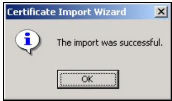 ZYXEL WAC6103D-I - The file name and path of the certificate you double-clicked should automatically appear in the File name text box. Click Browse if you wish to import a different certificate. - 5