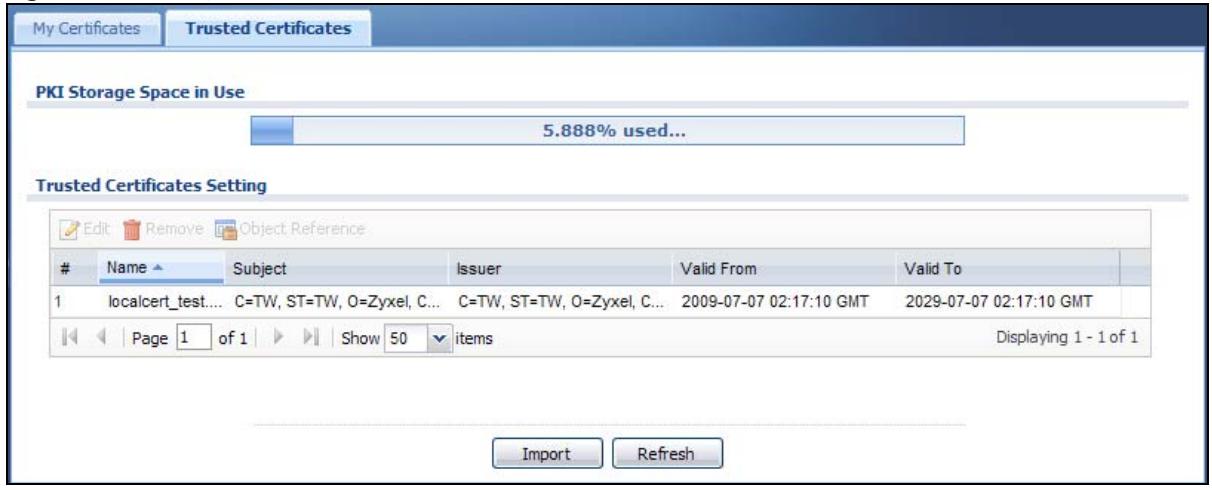 ZYXEL WAC6103D-I - Trusted Certificates - 1