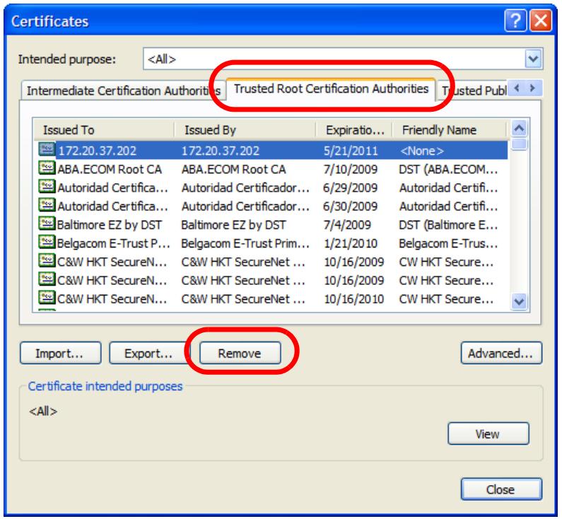 ZYXEL WAC6103D-I - In the Internet Options dialog box, click Content > Certificates. - 2