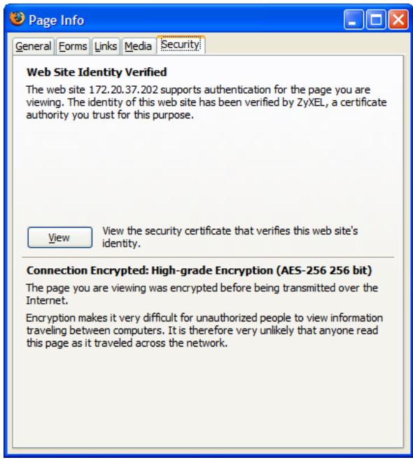ZYXEL WAC6103D-I - Firefox - 3