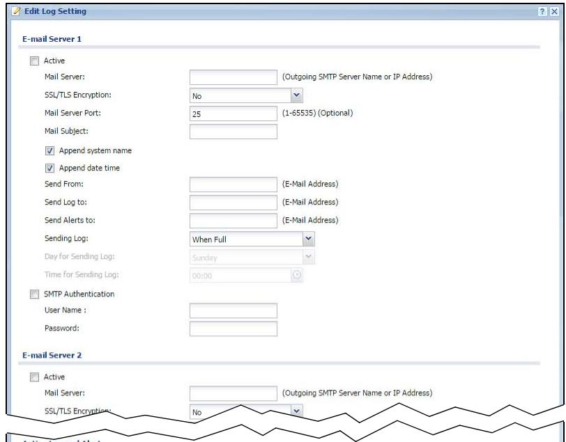 ZYXEL WAC6103D-I - Edit System Log Settings - 1