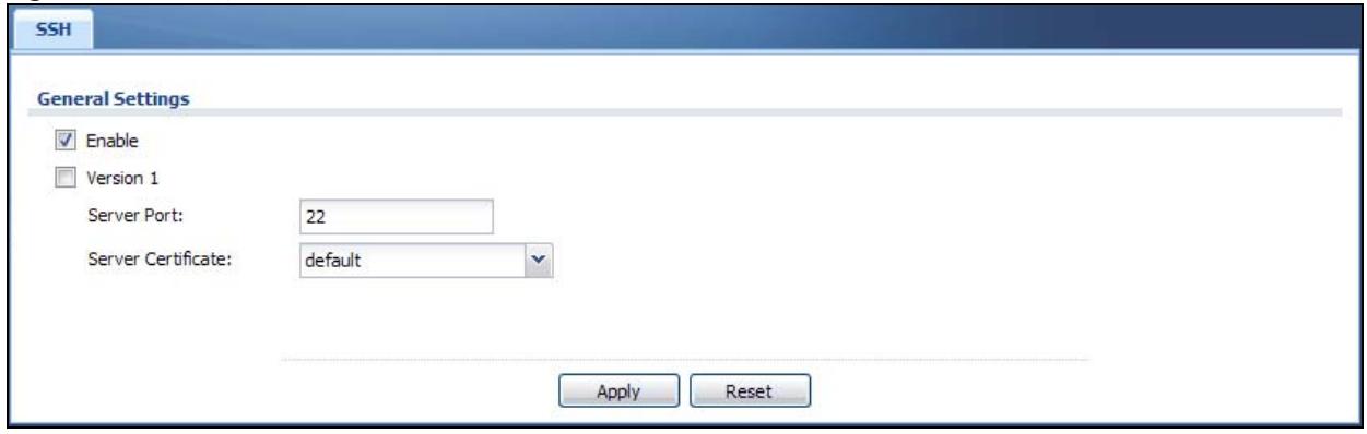 ZYXEL WAC6103D-I - Configuring SSH - 1