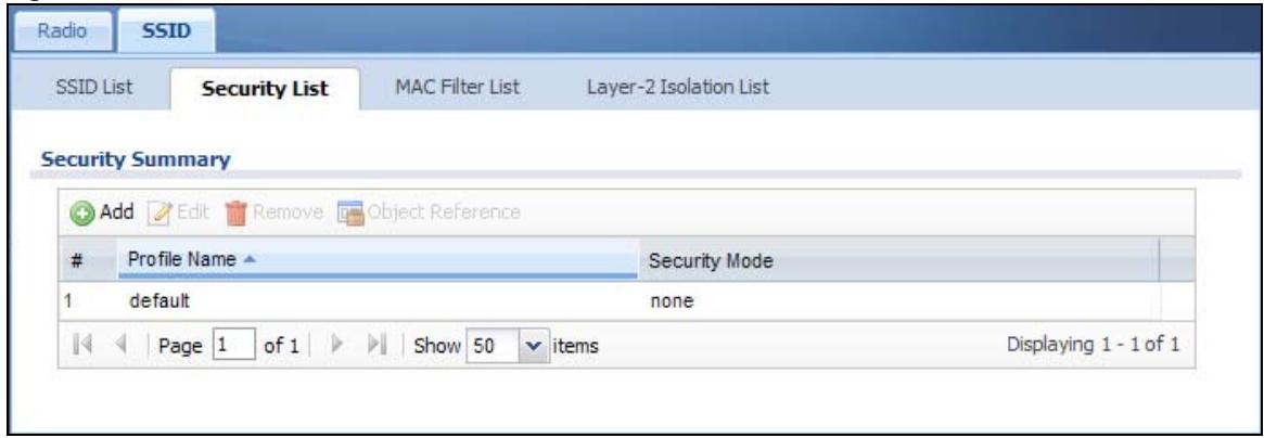 ZYXEL WAC6103D-I - Security List - 1