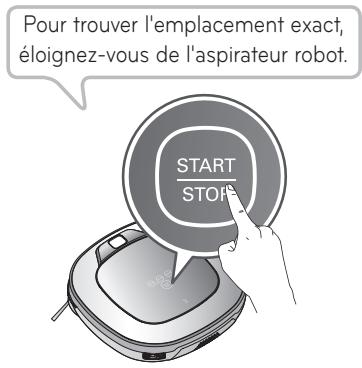 LG VR7428SP HOMBOT SQUARE - FONCTION DE RECHERCHE DE ZONES À NETTOYER - 4