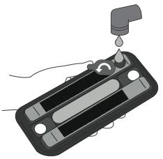 IROBOT BRAAVA 380T - Remplissage du réservoir - 1