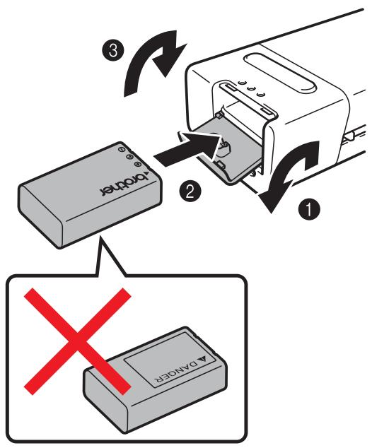 BROTHER DS-920DW - Installing the battery - 2