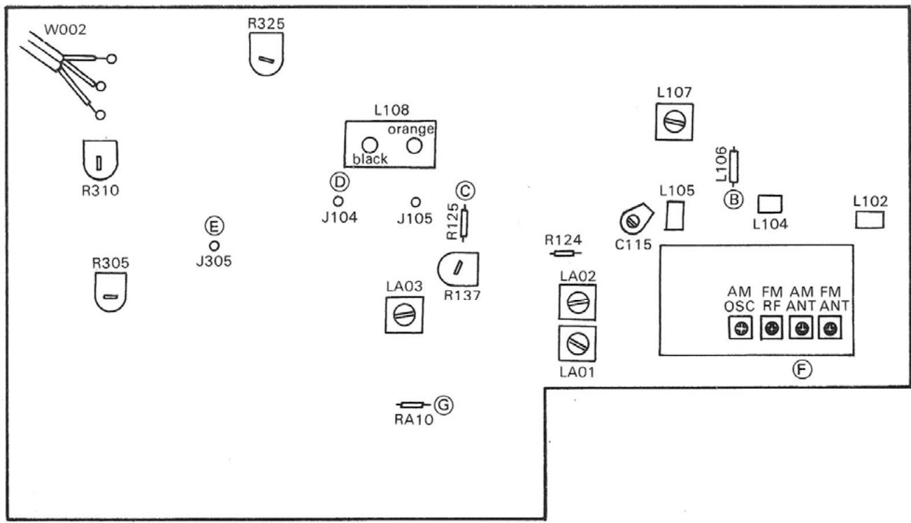 MARANTZ ST 310 L - AM Alignment Procedures (Selector switch in the "AM" position) - 1
